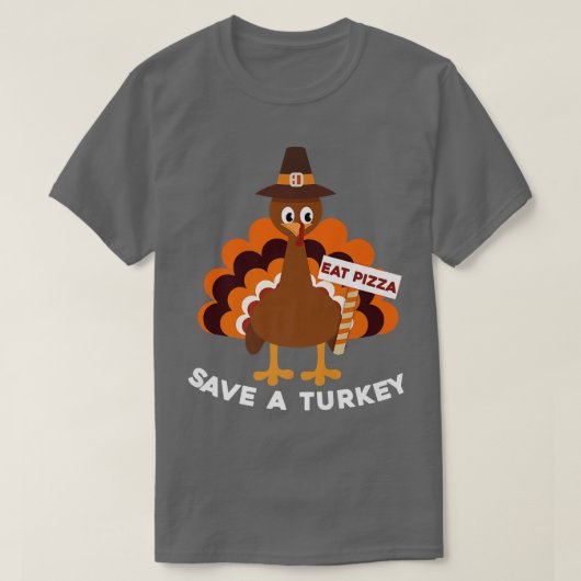 Happy Thanksgiving Rettete Türkei Funny Sarcastic T-Shirt (Design vorne)