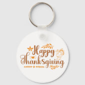 Happy Thanksgiving Schlüsselanhänger (Rückseite)