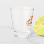 Happy Thanksgiving Schnapsglas (Links)