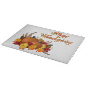 Happy Thanksgiving Schneidebrett (Ecke)