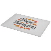 Happy Thanksgiving Schneidebrett (Ecke)