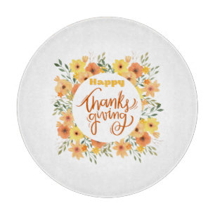 Happy Thanksgiving Schneidebrett