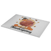 Happy Thanksgiving Schneidebrett (Ecke)