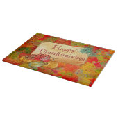 Happy Thanksgiving Schneidebrett (Ecke)