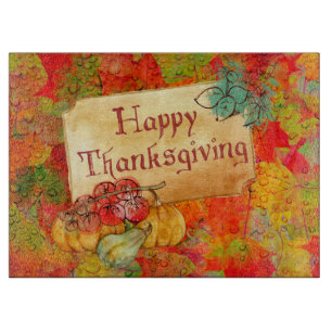 Happy Thanksgiving Schneidebrett