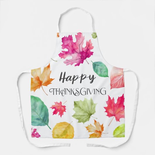 Happy Thanksgiving Schürze (Vorderseite)