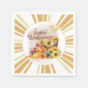 Happy Thanksgiving Serviette