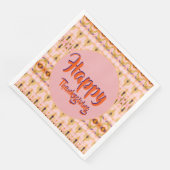 Happy Thanksgiving Serviette (Ecke)