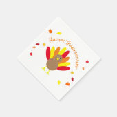 Happy Thanksgiving Serviette (Ecke)