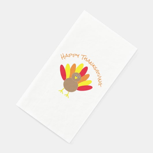 Happy Thanksgiving Serviette (Ecke)