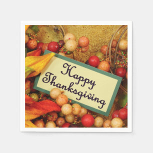Happy Thanksgiving Serviette