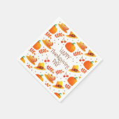 Happy Thanksgiving Serviette (Ecke)