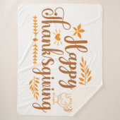 Happy Thanksgiving Sherpadecke (Vorderseite)