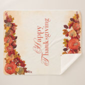 Happy Thanksgiving Sherpadecke (Vorderseite (Horizontal))