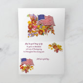 Happy Thanksgiving Sister Erntedank Feiertagskarte (Innenseite)