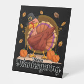 Happy Thanksgiving Sockelschild (Vorderseite)