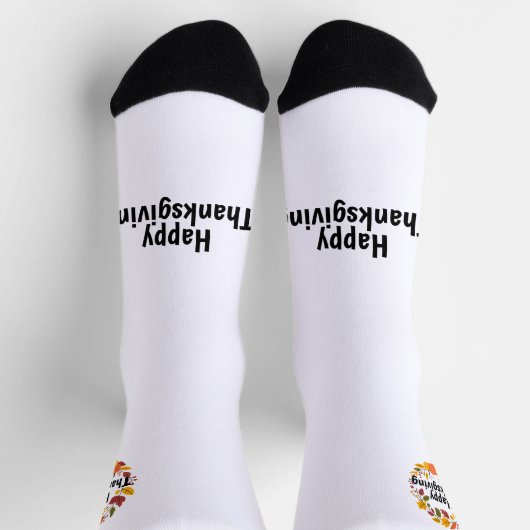 Happy Thanksgiving Socken (Oben)