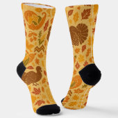 Happy Thanksgiving Socken (Gewinkelt)