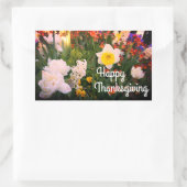 Happy Thanksgiving Spring Flowers #1-1 Stickers (Tasche)