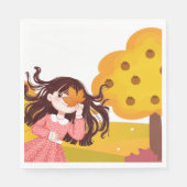 Happy Thanksgiving Square Serviette (Vorderseite)