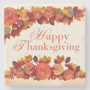 Happy Thanksgiving Steinuntersetzer