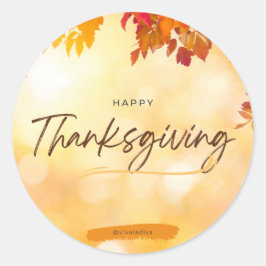 Happy Thanksgiving Stickers