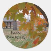 Happy Thanksgiving Stickers von Janz (Vorderseite)
