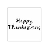 Happy Thanksgiving Stoff Schriftart Buchstaben Lin Gummistempel (Prägung)