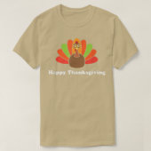 Happy Thanksgiving T Fun Holiday T-Shirt (Design vorne)