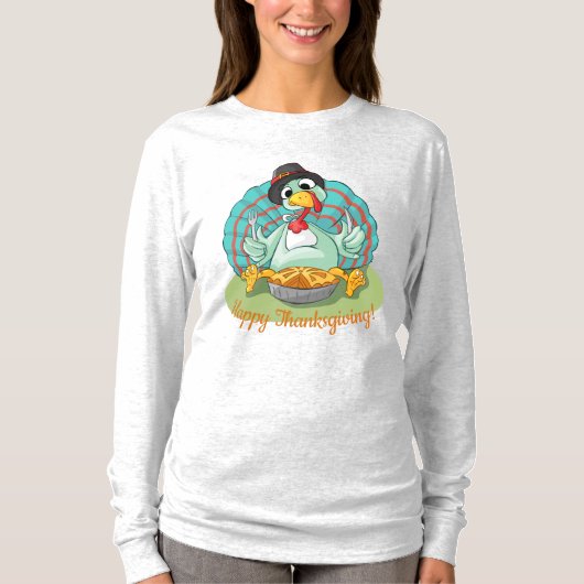 Happy Thanksgiving T-Shirt (Vorderseite)