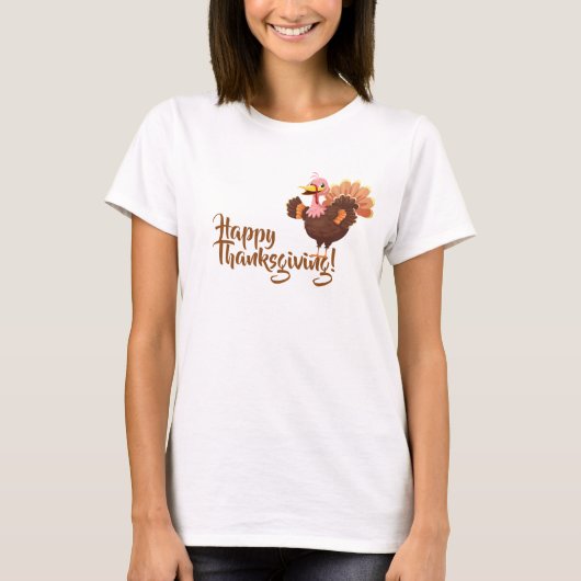 Happy Thanksgiving T-Shirt (Vorderseite)