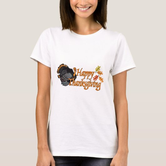 Happy Thanksgiving T-Shirt (Vorderseite)