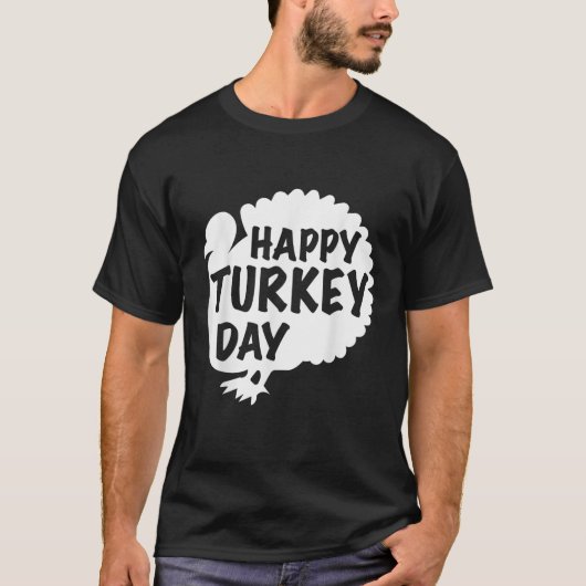 Happy Thanksgiving T Shirt Türkei Tag Geschenk Shi (Vorderseite)