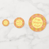 Happy Thanksgiving Table Confetti Konfetti (Rückseiten)