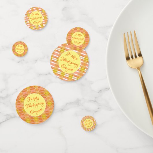 Happy Thanksgiving Table Confetti Konfetti (Gruppe)