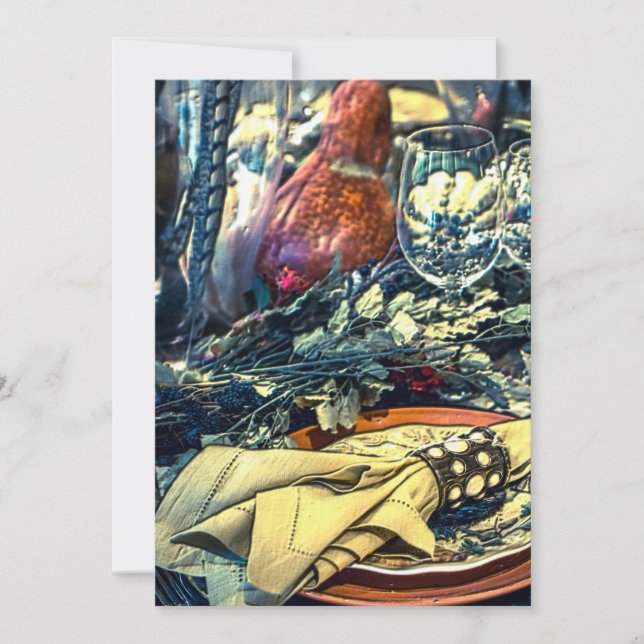 Happy Thanksgiving Table Setting (Vorderseite)