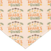 Happy Thanksgiving Tablecloth Tischdecke (Schrägansicht)
