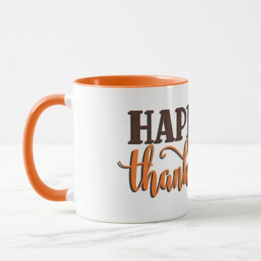 Happy Thanksgiving Tasse (Links)