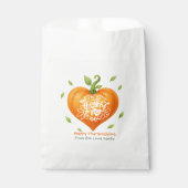 Happy Thanksgiving Thankful Heart Pumpkin Geschenktütchen (Vorderseite)