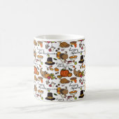 Happy Thanksgiving Themed Tasse (Mittel)