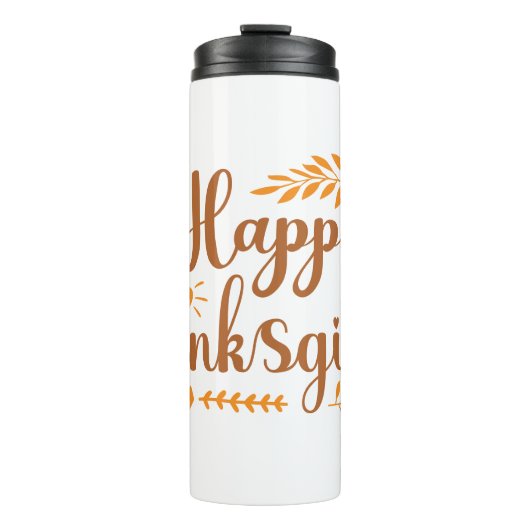 Happy Thanksgiving Thermosbecher (Vorderseite)