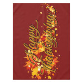 Happy Thanksgiving Tischdecke (Vorderseite)