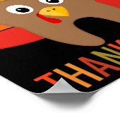 Happy Thanksgiving Tooth Türkei Zahnarzt Zahnarzt  Poster (Ecke)