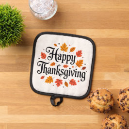 Happy Thanksgiving Topflappen