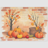 Happy Thanksgiving Trendy Beautiful Fall Seidenpapier (Vorderseite)