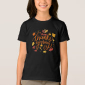 Happy Thanksgiving Tri-Blend Shirt (Vorderseite)