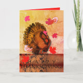 "Happy Thanksgiving" Türkei (Vorderseite)