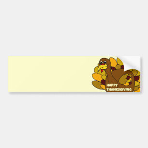 Happy Thanksgiving Türkei Autoaufkleber