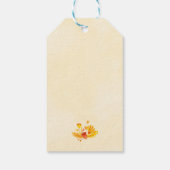 Happy Thanksgiving Türkei Eating Pumpkin Pie Geschenkanhänger (Rückseite)