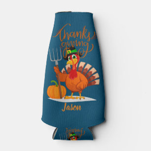 Happy Thanksgiving Türkei Flaschenkühler